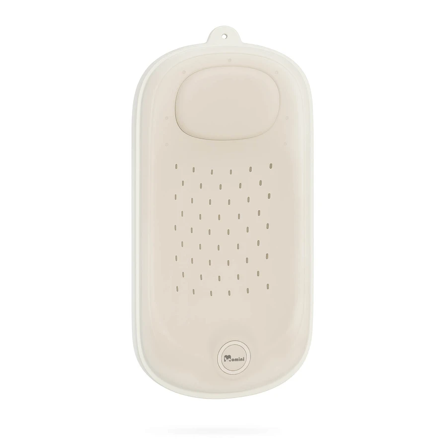 Momini BathBuddy, soporte de baño plegable para bebés, beige