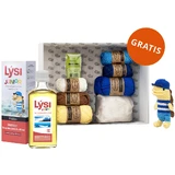 Lysi Junior Omega 3 Trance islandés para niños, sabor mango-lima, 240 ml + kit de ganchillo gratis