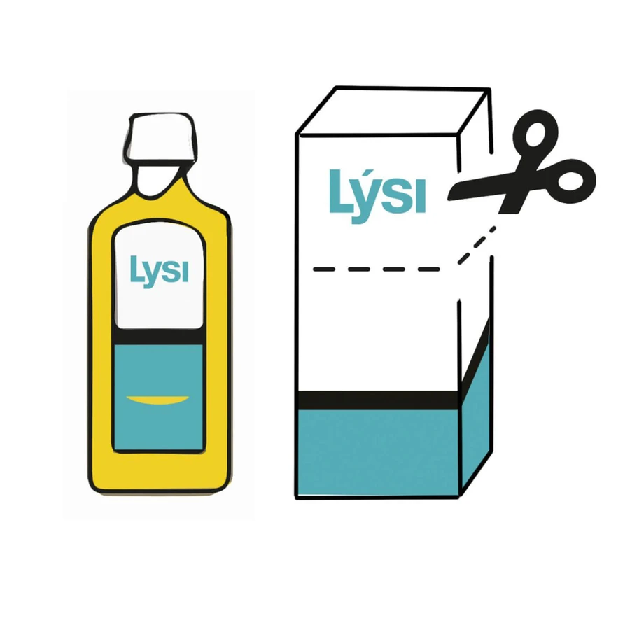 Lysi Junior Omega 3 Isländische Trance für Kinder, Mango-Limetten-Geschmack, 240 ml + kostenloses Häkelset
