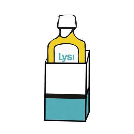 Lysi Junior Omega 3 Isländische Trance für Kinder, Mango-Limetten-Geschmack, 240 ml + kostenloses Häkelset