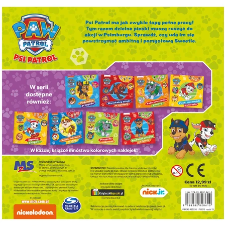 Psi Patrol Stories with Stickers Actions in Psimburg, a book for children
