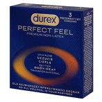 Durex Perfect Feel Premium Non-Latex, non-latex condooms, uniek warm gevoel, 3 stuks