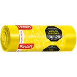 Paclan, Recycling-Säcke, Kunststoff, gelb, 60 l x 20 Stück