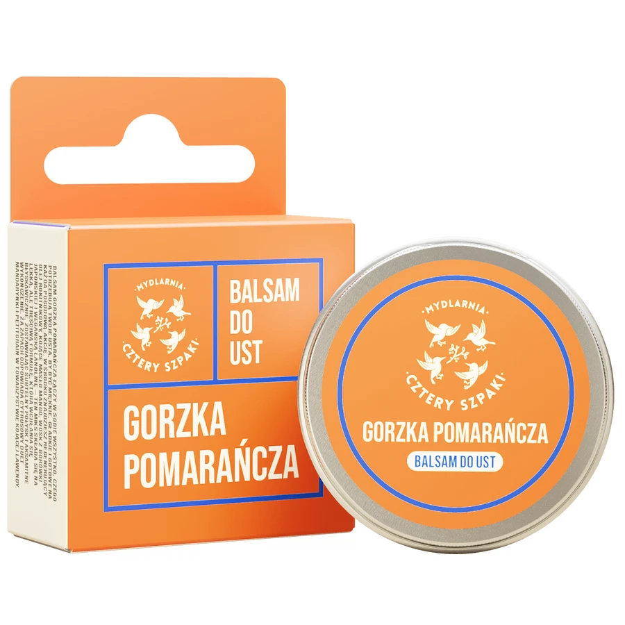 Cztery Szpaki, lippenbalsem, bittere sinaasappel, 15 ml