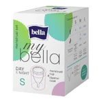My Bella, copa menstrual Día y Noche, transparente, talla S + envase desinfectante