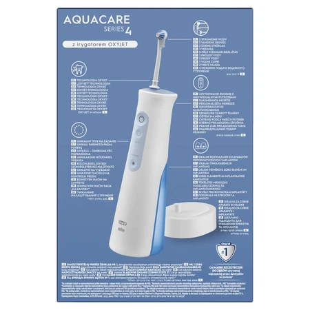 Oral-B AquaCare serie 4, watergeefsysteem met Oxyjet-technologie