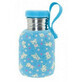 Stainless steel thermos with blue lid and neoprene cover, 500 ml, Laken