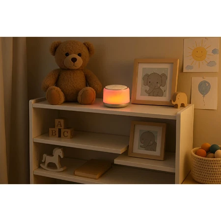 Momini Lullumo, Summende Lampe mit Naturgeräuschen und Musik 34 Melodien