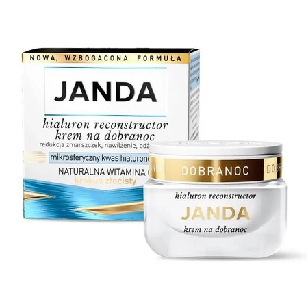 Janda Hialuron Reconstructor, crema de noche, azafrán dorado, 50 ml