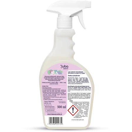 Luba Comfort, espuma quitamanchas para tejidos, perfumada, 500 ml