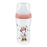 NUK Perfect Match, biberon anti-colique avec tétine en silicone, taille M, Minnie Mouse, à partir de 3 mois, 260 ml