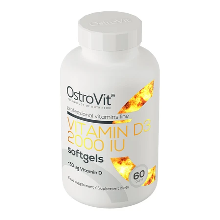OstroVit Vitamin D3 2000 IU, 60 capsules