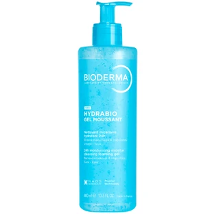 Bioderma Hydrabio Gel Moussant, feuchtigkeitsspendendes Gesichtswasser, 400 ml