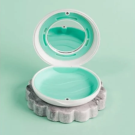 Zent Case, étui pour retainers, aligners, brackets et overlays, blanc