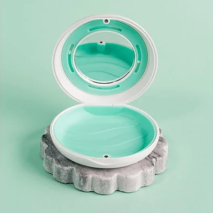 Zent Case, étui pour retainers, aligners, brackets et overlays, blanc