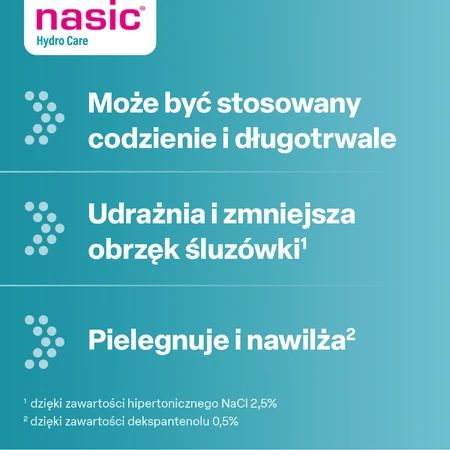 Nasic Hydro Care, Nasenspray, 15 ml