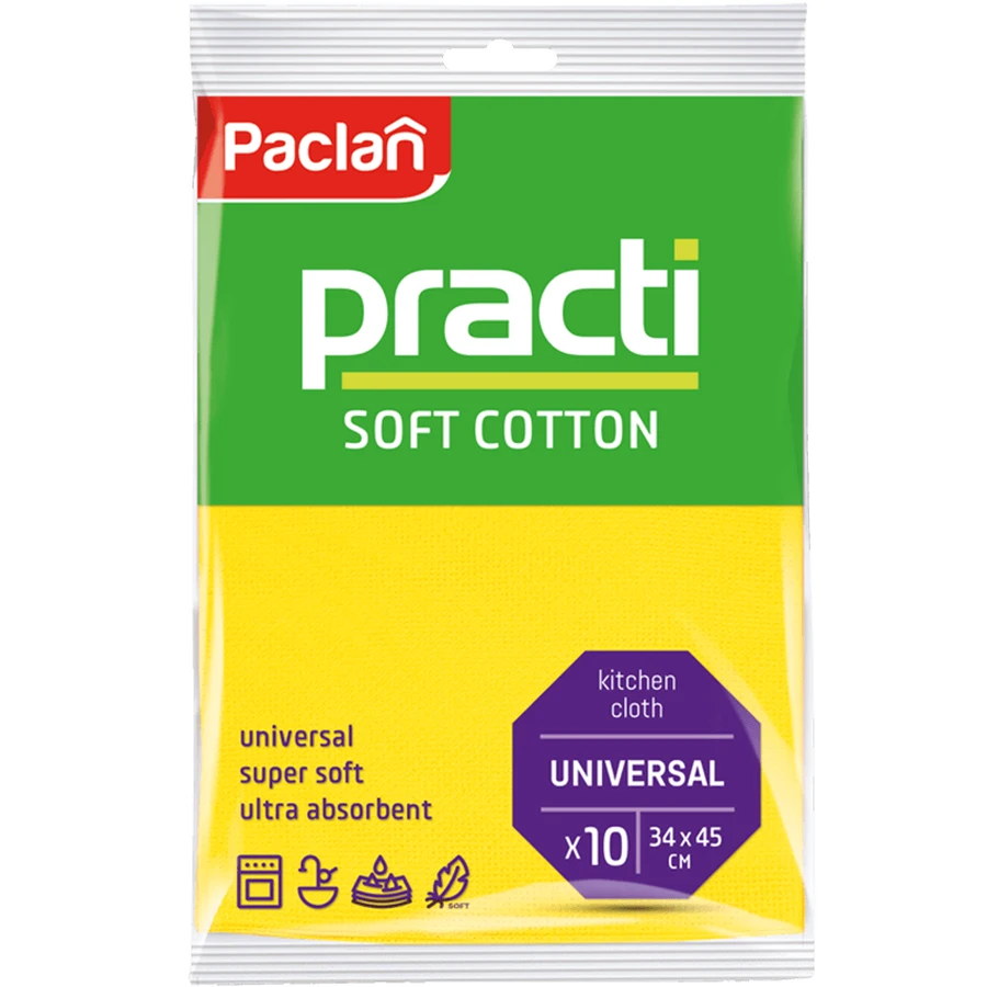 Paclan Practi, cloths like cotton, 34 x 45 cm, 10 pieces