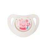 NUK Star, fopspeen, 0-6 maanden, siliconen, anatomisch, Peppa Pig, 2 stuks