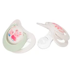 NUK Star, fopspeen, 0-6 maanden, siliconen, anatomisch, Peppa Pig, 2 stuks