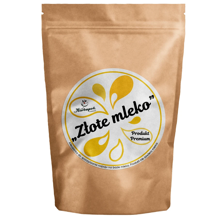 Herbapol Golden Milk, mélange naturel avec du curcuma pour faire une boisson, 200 g