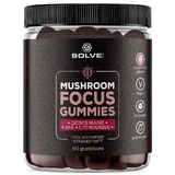 Solve Labs Mushroom Focus Gummies, jelly beans, 60 pieces