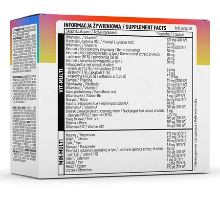 OstroVit Vita & Minerals Sport, 60 capsules
