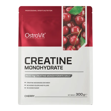 OstroVit Kreatin-Monohydrat, Kirschgeschmack, 300 g