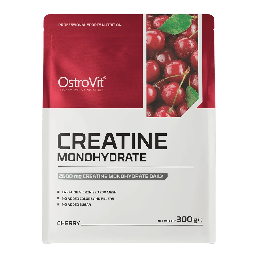 OstroVit Kreatin-Monohydrat, Kirschgeschmack, 300 g