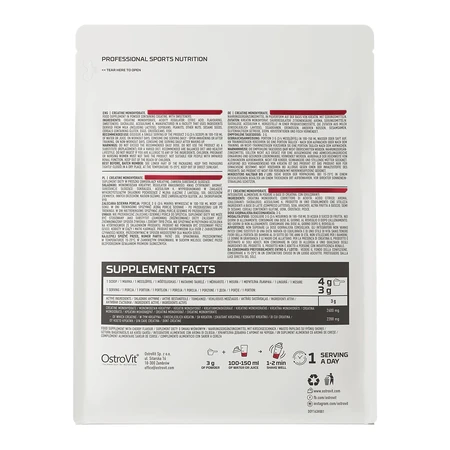 OstroVit Kreatin-Monohydrat, Kirschgeschmack, 300 g
