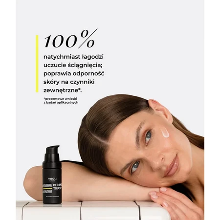 Veoli Botanica Ceramide Touch, suero ligero hidratante y regenerador con 2% de complejo de ceramidas y 1% de complejo de algas, 30 ml