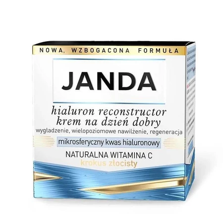 Janda Hialuron Reconstructor, dagcrème, gouden krokus, 50 ml