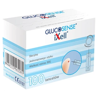 Glucosense iXell, lancetten, 100 stuks