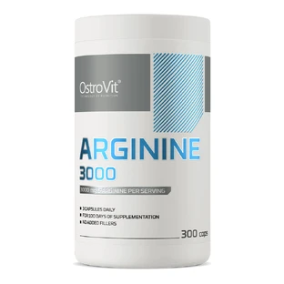 OstroVit Arginine 3000, arginina, 300 cápsulas
