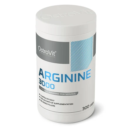 OstroVit Arginine 3000, arginina, 300 cápsulas