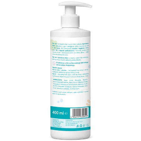 Aptederm Kids, 3-in-1 washing gel, from day 1, 400 ml