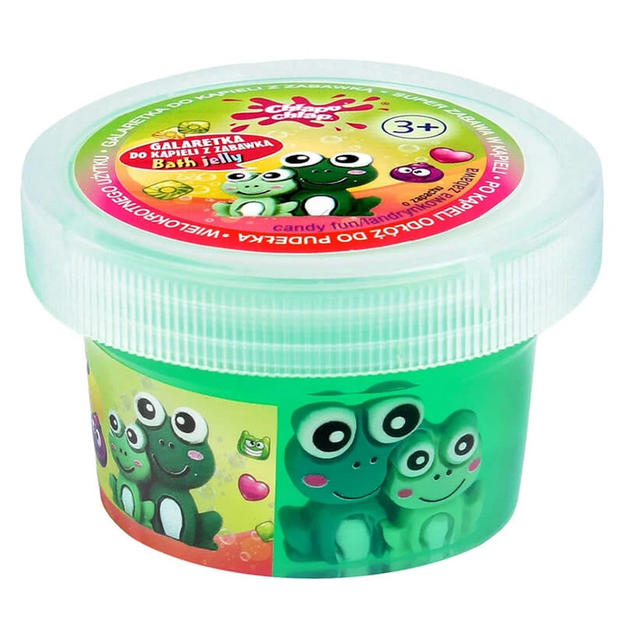 Splash Splash, bath jelly with toy, green, candy fun, from 4 years, 100 g