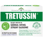 Tretussin, zwarte bessensmaak, 24 zuigtabletten