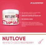 Allnutrition Nutlove White Choco Raspberry, crème à base de chocolat blanc avec copeaux de noix de coco, amandes et framboises, sans sucre ajouté, 500 g