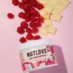 Allnutrition Nutlove White Choco Raspberry, crème à base de chocolat blanc avec copeaux de noix de coco, amandes et framboises, sans sucre ajouté, 500 g