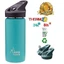 Jannu Turqoise stainless steel thermos with automatic lid, 500ml, Laken