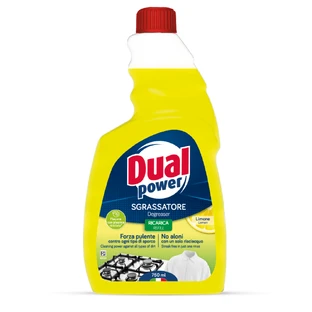 Dual Power, líquido desengrasante, limón, repuesto, 750 ml