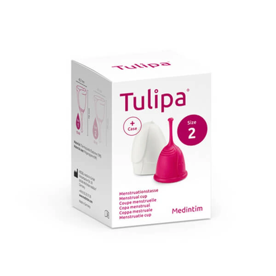 Tulipa, menstruatiecup, maat 2, 1 st