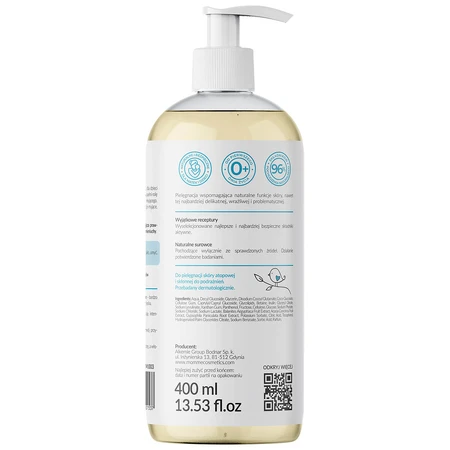 Momme, sanftes 2-in-1 Waschgel, von Geburt an, 400 ml