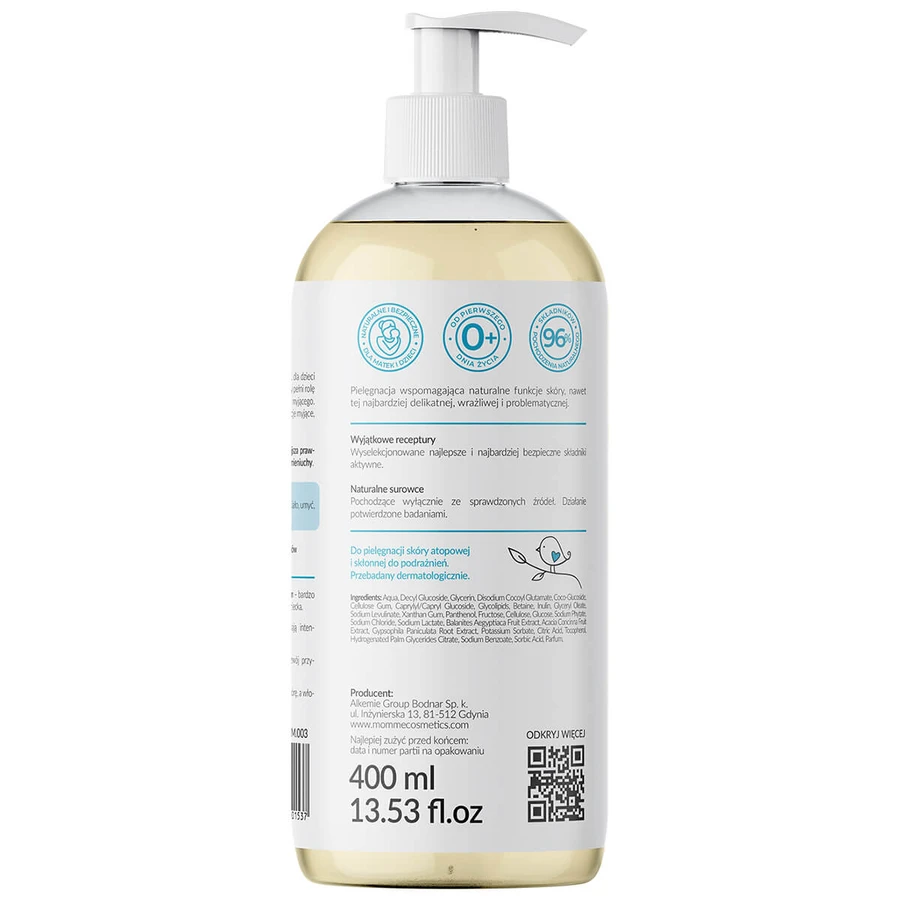 Momme, sanftes 2-in-1 Waschgel, von Geburt an, 400 ml