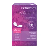 Natracare Dry & Light, urological incontinence pads made of organic cotton, Slim, 20 pieces
