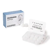 Haspro, bouchons d'oreille moulés, blanc, 12 pièces