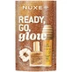 Nuxe Ready Go Glow Set, Honig-Lippenöl, 10ml + Trockenöl, 10ml + Haargummiband