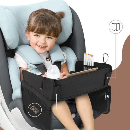 Sipo, baby travel table for car seat, black, 1 piece