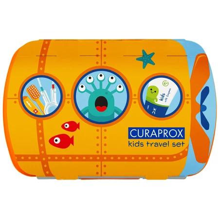 Curaprox Kids, Reiseset, orange