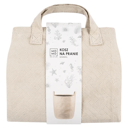 Momo Way, Wäschekorb, faltbar, beige